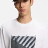 Printed-artwork T-shirt in cotton jersey