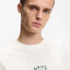 Printed-artwork T-shirt in cotton jersey