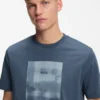 Printed-artwork T-shirt in cotton jersey