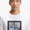 Printed-artwork T-shirt in cotton jersey