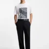 Printed-artwork T-shirt in cotton jersey