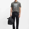 Printed-artwork T-shirt in cotton jersey