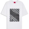 Printed-artwork T-shirt in cotton jersey