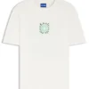 Printed-artwork T-shirt in cotton jersey