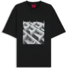 Printed-artwork T-shirt in cotton jersey