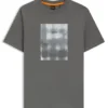 Printed-artwork T-shirt in cotton jersey
