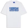 Printed-artwork T-shirt in cotton jersey