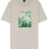 Printed-artwork T-shirt in cotton jersey