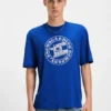 Printed-artwork T-shirt in cotton terry