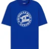 Printed-artwork T-shirt in cotton terry