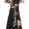Printed dress in silk Printed dress in silk
