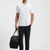 Printed-graphic polo shirt in mercerised cotton Printed-graphic polo shirt in mercerised cotton