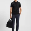 Printed-graphic polo shirt in mercerised cotton Printed-graphic polo shirt in mercerised cotton