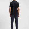 Printed-graphic polo shirt in mercerised cotton Printed-graphic polo shirt in mercerised cotton