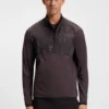 Printed-graphic sweatshirt with quick-dry performance Printed-graphic sweatshirt with quick-dry performance