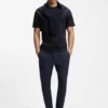Printed-graphic T-shirt in mercerised cotton