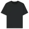 Printed-monogram T-shirt in mercerised cotton