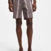 Printed-pattern shorts in stretch cotton Printed-pattern shorts in stretch cotton