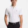 Printed polo shirt in cotton piqué Printed polo shirt in cotton piqué
