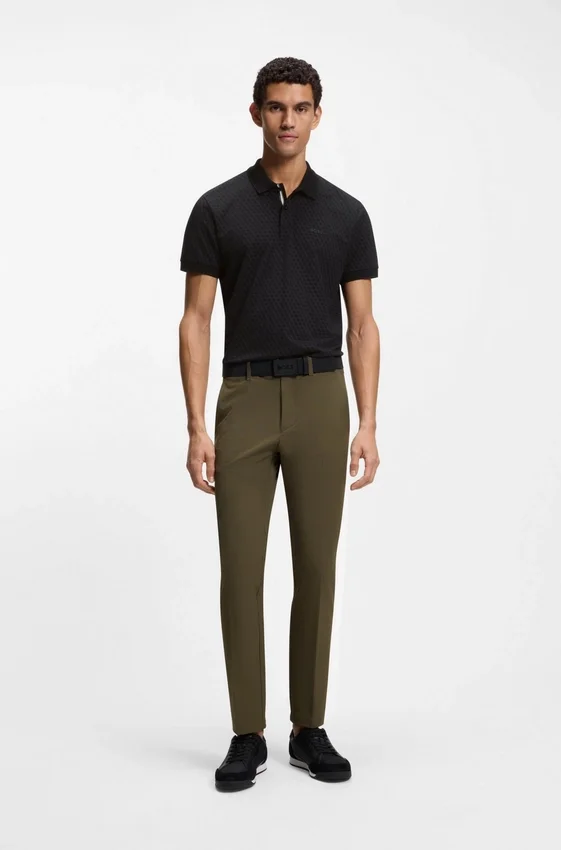 Printed polo shirt in cotton piqué Printed polo shirt in cotton piqué