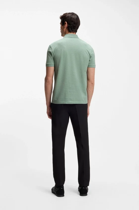 Printed polo shirt in cotton piqué Printed polo shirt in cotton piqué
