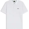 Printed polo shirt in cotton piqué Printed polo shirt in cotton piqué