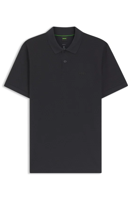 Printed polo shirt in cotton piqué Printed polo shirt in cotton piqué