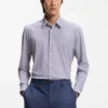 Printed regular-fit shirt in performance-stretch jersey