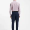 Printed regular-fit shirt in performance-stretch jersey