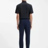Printed regular-fit shirt in performance-stretch jersey