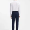 Printed regular-fit shirt in performance-stretch jersey
