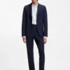 Printed slim-fit shirt in a cotton blend
