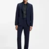 Printed slim-fit shirt in a cotton blend
