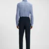 Printed slim-fit shirt in a cotton blend
