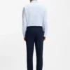 Printed slim-fit shirt in a cotton blend