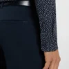 Printed slim-fit shirt in a cotton blend