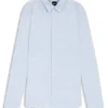 Printed slim-fit shirt in a cotton blend