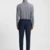 Printed slim-fit shirt in flex-weave fabric