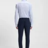 Printed slim-fit shirt in flex-weave fabric