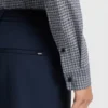 Printed slim-fit shirt in flex-weave fabric