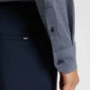 Printed slim-fit shirt in Italian-made performance-stretch jersey