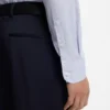 Printed slim-fit shirt in Italian-made twill