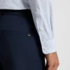 Printed slim-fit shirt in Italian performance-stretch jersey