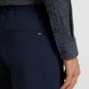 Printed slim-fit shirt in Italian performance-stretch jersey