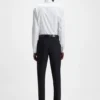 Printed slim-fit shirt in Oxford stretch cotton