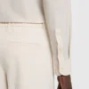 Printed slim-fit shirt in performance-stretch fabric