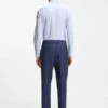 Printed slim-fit shirt in performance-stretch jersey