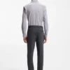 Printed slim-fit shirt in performance-stretch jersey