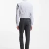 Printed slim-fit shirt in performance-stretch jersey
