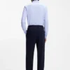 Printed slim-fit shirt in performance-stretch jersey